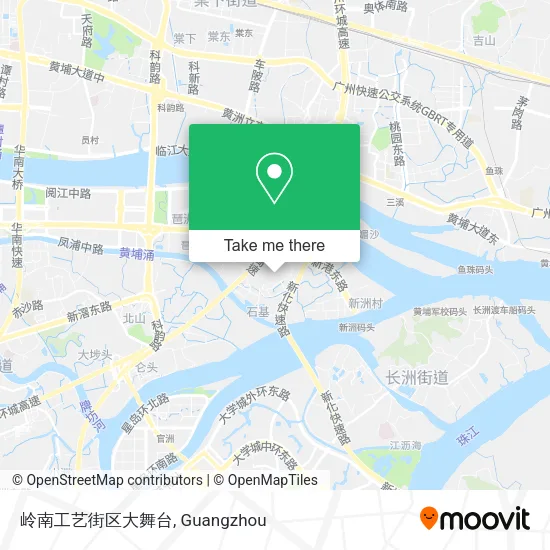 岭南工艺街区大舞台 map