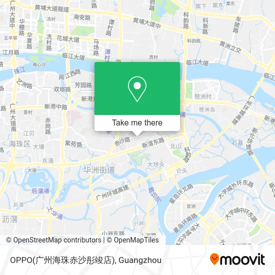 OPPO(广州海珠赤沙彤竣店) map