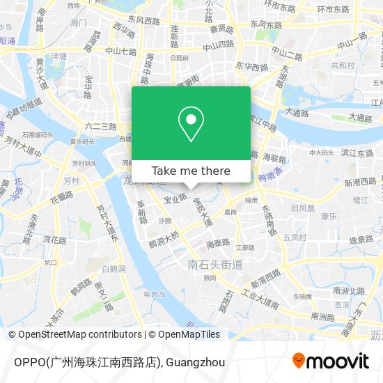 OPPO(广州海珠江南西路店) map