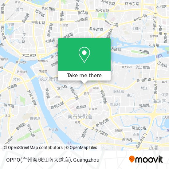 OPPO(广州海珠江南大道店) map