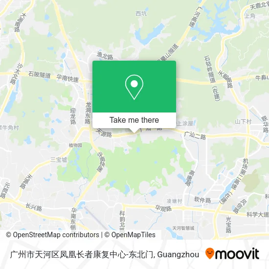 广州市天河区凤凰长者康复中心-东北门 map
