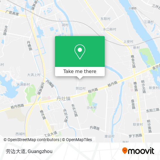 劳边大道 map