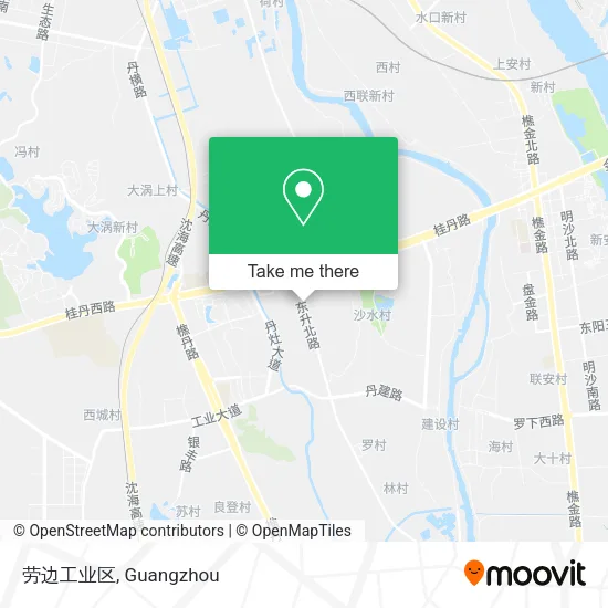 劳边工业区 map