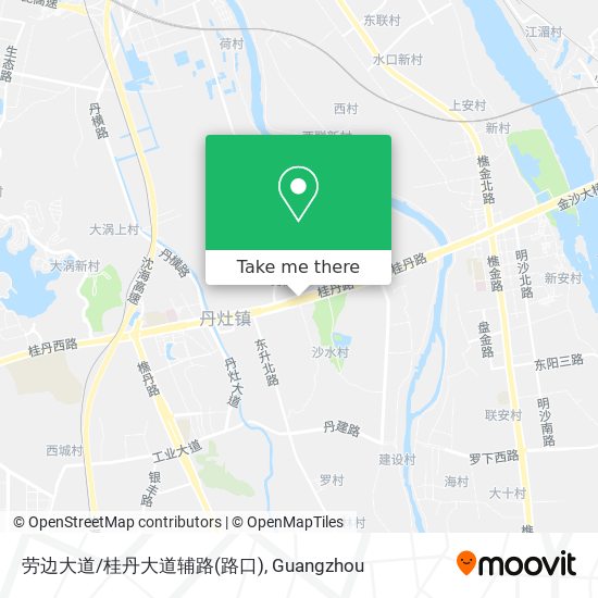 劳边大道/桂丹大道辅路(路口) map