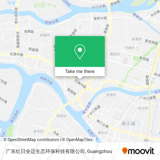 广东红日全迈生态环保科技有限公司 map