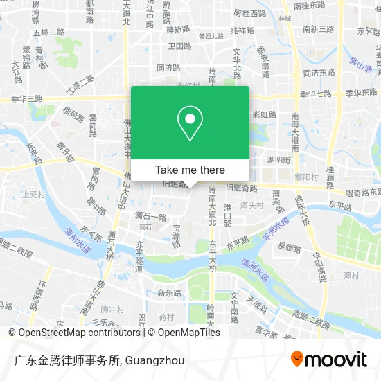 广东金腾律师事务所 map