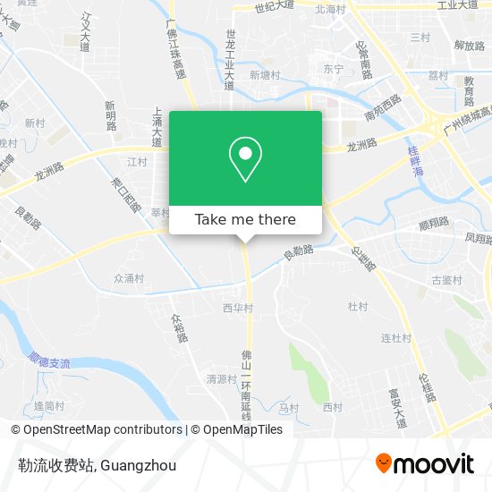 勒流收费站 map