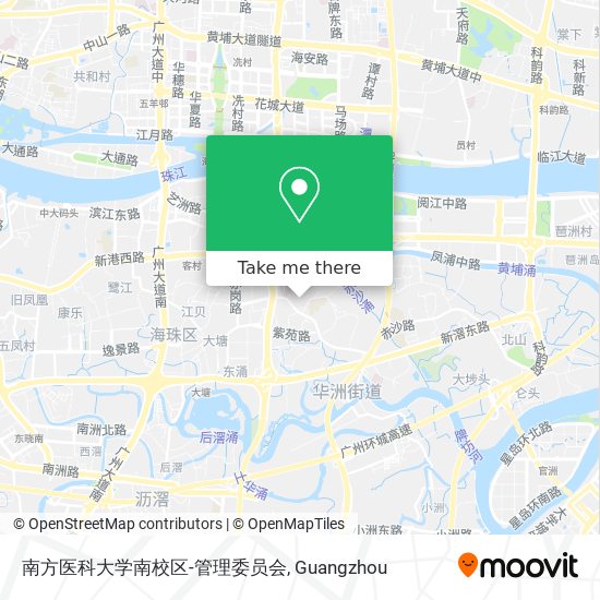 南方医科大学南校区-管理委员会 map