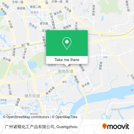 广州诸顺化工产品有限公司 map