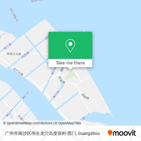 广州市南沙区伟生龙穴岛度假村-西门 map