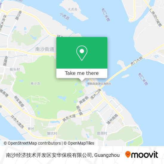 南沙经济技术开发区安华保税有限公司 map