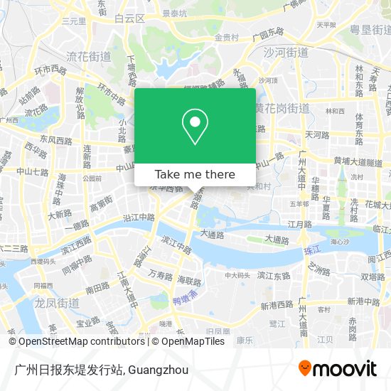 广州日报东堤发行站 map