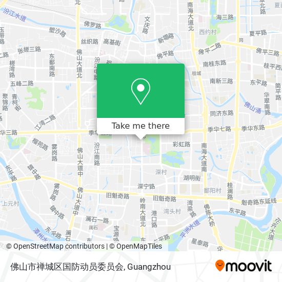 佛山市禅城区国防动员委员会 map