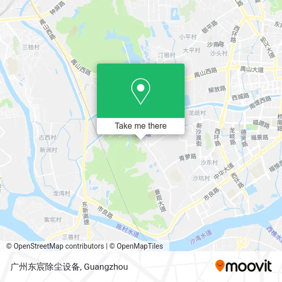广州东宸除尘设备 map