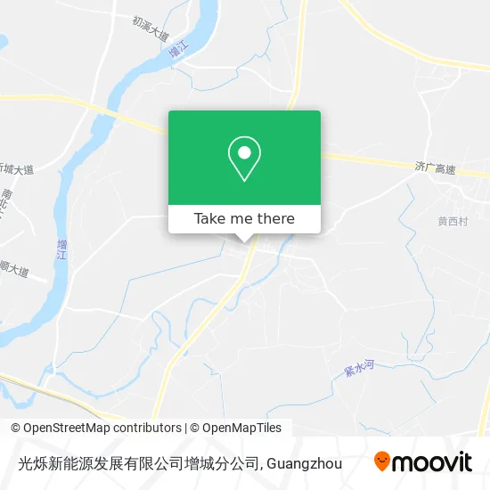 光烁新能源发展有限公司增城分公司 map