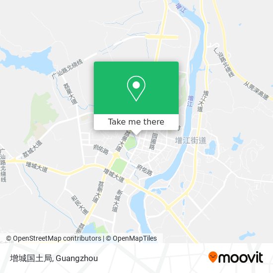 增城国土局 map