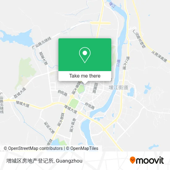 增城区房地产登记所 map