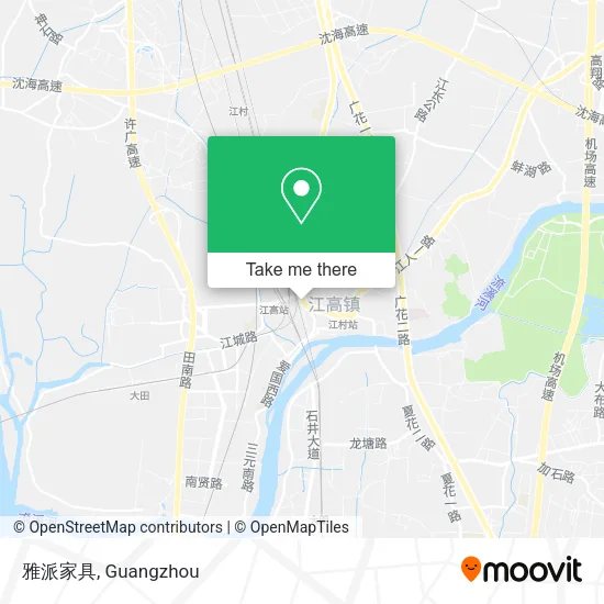 雅派家具 map