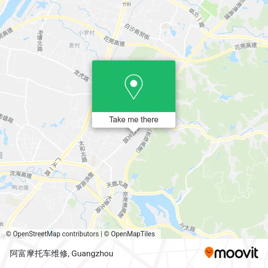 阿富摩托车维修 map