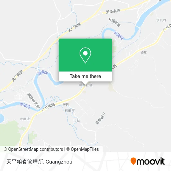 天平粮食管理所 map