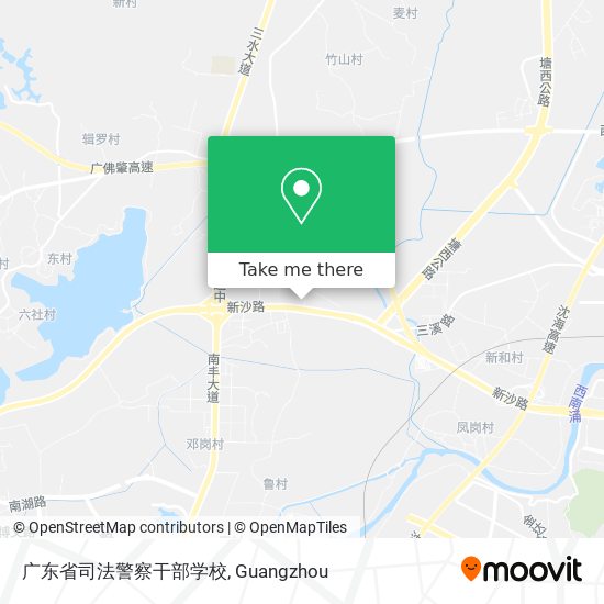 广东省司法警察干部学校 map