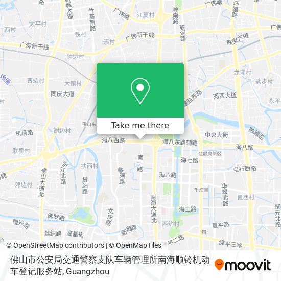 佛山市公安局交通警察支队车辆管理所南海顺铃机动车登记服务站 map