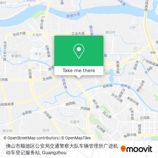 佛山市顺德区公安局交通警察大队车辆管理所广进机动车登记服务站 map
