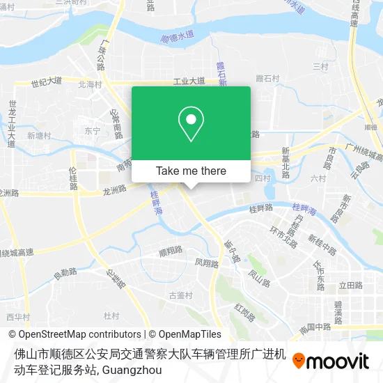 佛山市顺德区公安局交通警察大队车辆管理所广进机动车登记服务站 map
