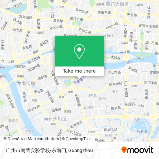 广州市南武实验学校-东南门 map