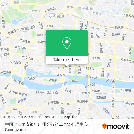 中国平安平安银行广州分行第二个贷处理中心 map