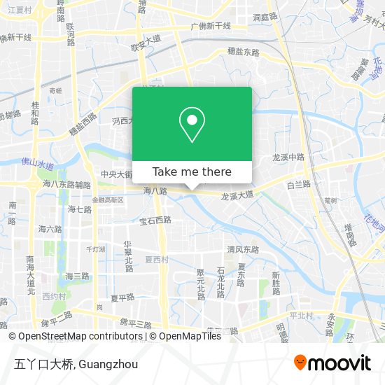 五丫口大桥 map