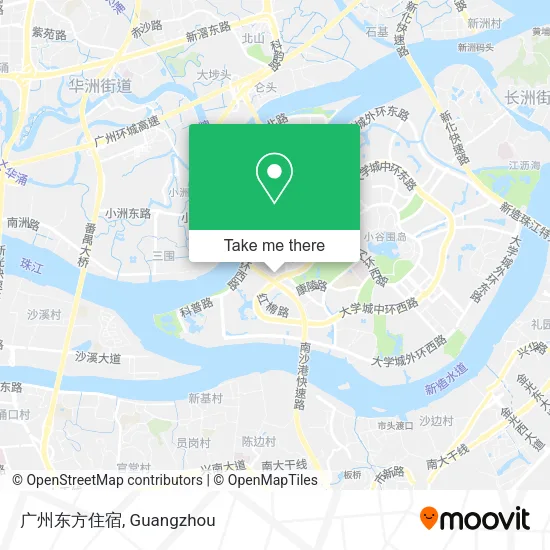 广州东方住宿 map