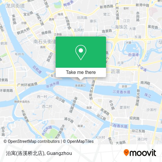 泊寓(洛溪桥北店) map
