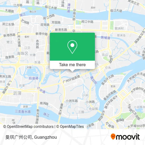 曼琪广州公司 map