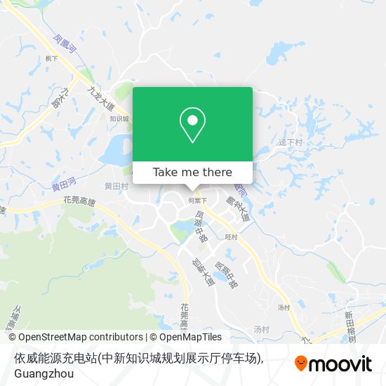 依威能源充电站(中新知识城规划展示厅停车场) map