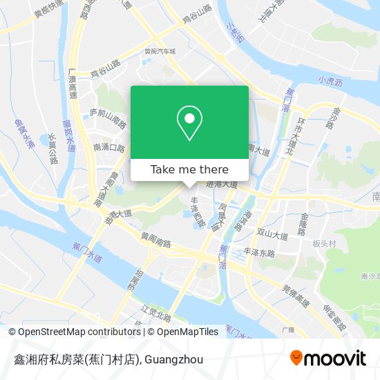鑫湘府私房菜(蕉门村店) map