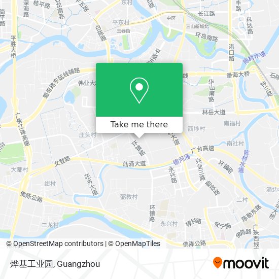 烨基工业园 map