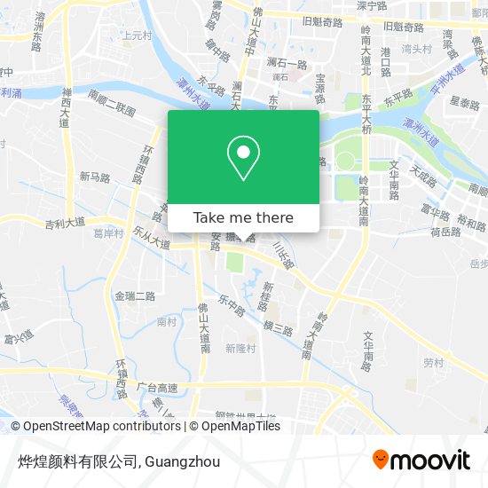 烨煌颜料有限公司 map