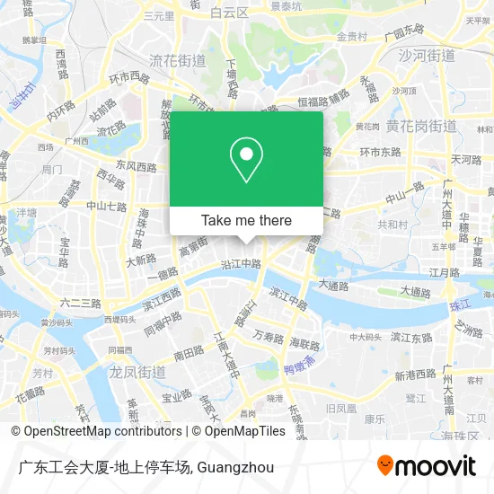 广东工会大厦-地上停车场 map
