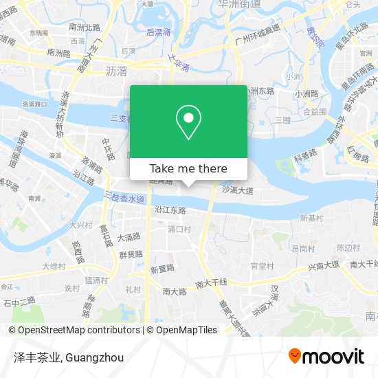 泽丰茶业 map