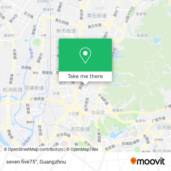 seven five75° map