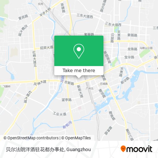 贝尔法朗洋酒驻花都办事处 map