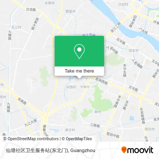 仙塘社区卫生服务站(东北门) map