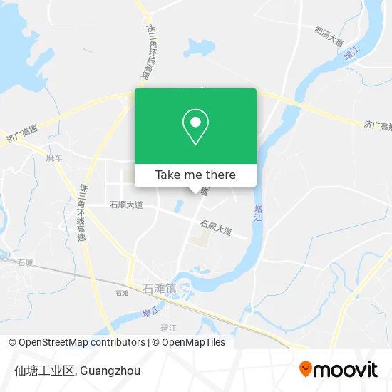 仙塘工业区 map