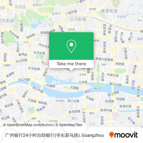 广州银行24小时自助银行(寺右新马路) map