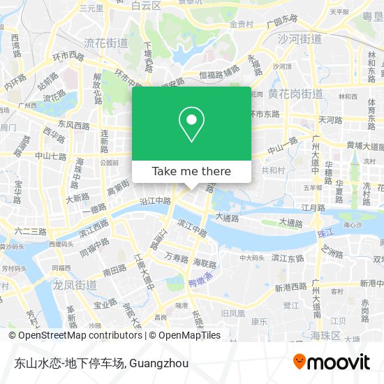 东山水恋-地下停车场 map