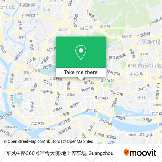 东风中路360号宿舍大院-地上停车场 map