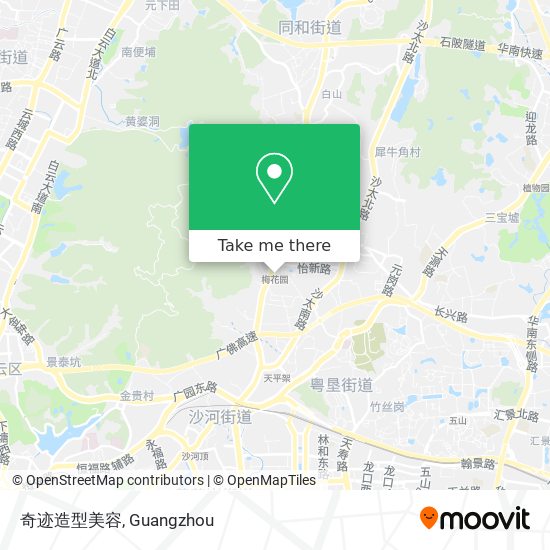奇迹造型美容 map