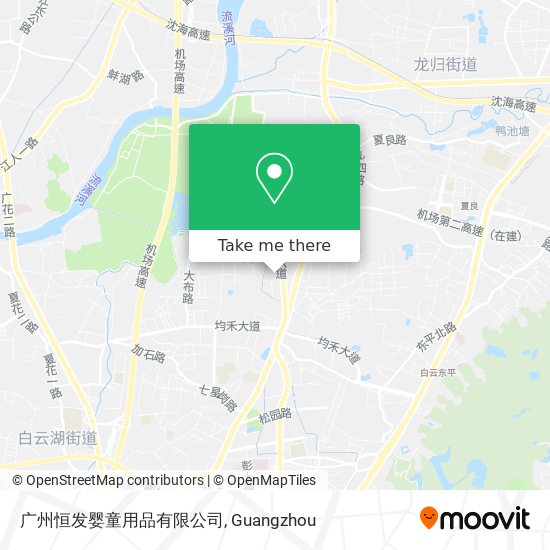 广州恒发婴童用品有限公司 map