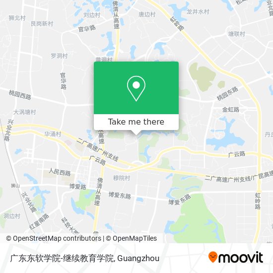广东东软学院-继续教育学院 map